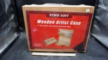 Wooden Artist Kit - Versatile All Media Sketch Box