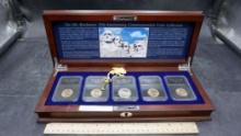 The Mt. Rushmore 75Th Anniversary Commemorative Coin Collection W/ Case