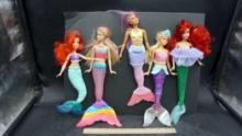 5 - Mermaid Barbies