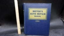 Book - "Motor'S Auto Repair Manual 1966"