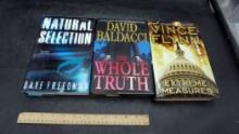 3 Books - "Natural Selection", "The Whole Truth" & "Extreme Measures"