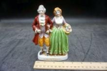 Man & Woman Figurine (Made In Occupied Japan)
