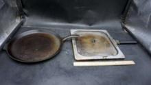 2 - Cast Iron Pans (Wagner & Happy Day Griddle-Grill)