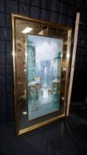 Mirrored Frame Painting By Stanford