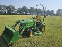 John Deere 1025R Tractor W/ JD 120R Loader