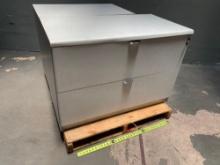 OmniPacific 2 Drawer File Cabinet with Key