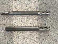 2 Bags of HSS End Mill Bits - Approximately 60 bits