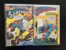 Superman DC Comic #175 & #348 Bronze Age