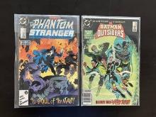The Phantom Stranger DC Comic #2. Batman and the Outsiders DC Comic #29.