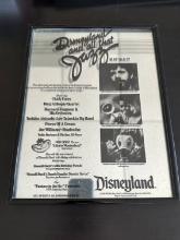 Black Framed Disneyland and All That Jazz from a Weekend in May 1984 Music Entertainment Printed on