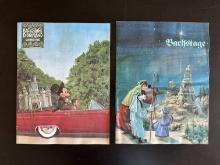 2 Vintage Disneyland Backstage Magazines for Cast Members from 1978 (Water Damaged) and from 1980