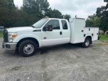 2015 FORD F350 EXT CAB SERVICE BODY TRUCK