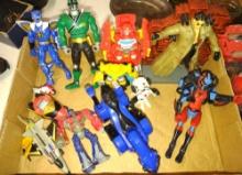 POWER RANGERS, TRANSFORMERS & OTHER ACTION FIGURES