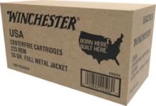 Winchester Ammo W2231000 USA 223 Rem 55 gr 3240 fps Full Metal Jacket FMJ 1000rds Sold by Case