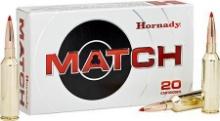 Hornady 82180 Match 300WinMag 195gr Extremely Low Drag Match 20 Per Box