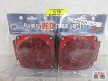 Jammy J-24245-NC Universal LED Trailer Light Kit... Includes: 2 LED Stop/Turn Lamps 25' Wishbone