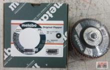 Metabo 629464000 4-1/2" x 5/8" x 11, Type 27, Grit 40, ZA40, Original Flapper Disc - Set of 5