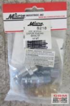 Milton S-218 6pc Coupler/Plug/Swivel Fitting Kit, M Style, 1/4" NPT