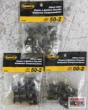 SpeeCo S76503 Offset Links, Chain #50-2 - Set of 3