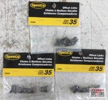 SpeeCo S76351 Offset Links, Chain #35...- Set of 3