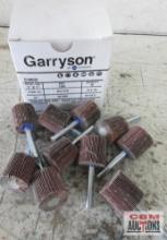 Garryson G10003 Flap Wheel Disc, 1" x 1", Grit 120, 1/4" Shank - Set of 10