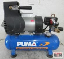 Puma LA-5706 Maintenance Free Oil-less Air Compressor, 1.5 Gallon Hot Dog Tank