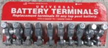 06079 Universal Battery Terminals. (Replacement Terminal) Fits 6 Gauge to 1 Gauge Cable