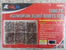 ATE Pro USA 41090 1000pc Aluminum Blind Rivets Set...