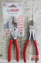 Wilde G262P.NP/CC 6-1/2" Slip Joint Pliers, Natural Finish Wilde G6540P.NP 6" Diagonal Cutting