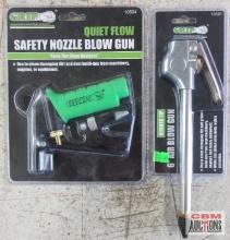 Grip 10581 Rubber Tip 6" Air Blow Gun Grip 10594 Quiet Flow Safety Nozzle Blow Gun