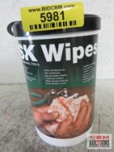 SK Wipes SKWIPES1 Professional High Performance Cleaning Wipes 12" x 9" (82 wipes)