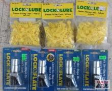Lock-N-Lube LNL134 50pk Grease Fitting Caps, Yellow - Set of 3 Lock-N-Flate... LNL65001 (OPEN) Locki