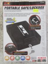 PT Performance Tool W53998 Portable Safe/Lockbox 7" x 5-1/4" x 2"...