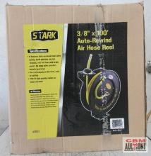 Stark 43551 3/8" x 100' Auto-Rewind Air Hose Reel...