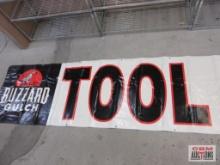 Buzzard Gulch 35-1/4" x 15' 7-3/4"... "Tool Sale" Banner w/ Grommets...