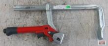 Bessey GHS30-12 Lever Clamp 12", Non-Slip Quick Trigger Release,...5-1/2" Throat Depth, 7500Lbs