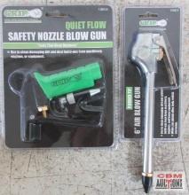 Grip 10581 6" Rubber Tip Air Blow Gun Grip 10594 Quiet Flow Safety Nozzle...Blow Gun...