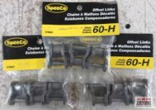 SpeeCo S76603 Offset Links, Chain 60-H, 3/4" Pitch, - Set of 3
