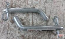 Double HH 10312 Zinc Plated Bent Pin 1/2" x 3" - Set of 2...