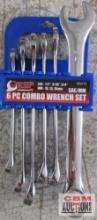 Grip 89016 SAE & Metric 6pc Combination Wrench Set... SAE - 1/2", 9/16" & 3/4" Metric - 10mm, 13mm &