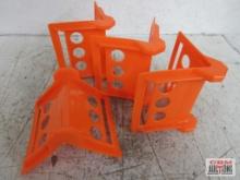 Neon Orange Corner Protectors - Set of 4