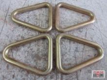 Delta 6014 Triangle D-Ring 3" x 4" - Set of 4