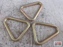 Delta 6014 Triangle D-Ring 3" x 4" - Set of 3