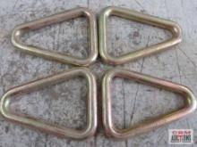 Delta 6013 Triangle D-Ring 2-3/4" x 4" - Set of 4