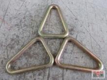 Delta 6013 Triangle D-Ring 2-3/4" x 4" - Set of 3