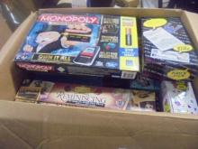 Large Box Full of Assorted Games