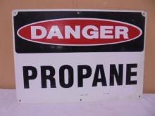 Metal Danger Propane Sign