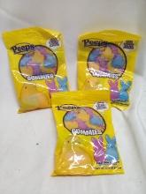 3 Peeps 3.75oz Bags of Marshmallow Chick and Bunny Gummies