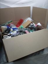 26.5”x21.5”x16.75” Overflowing Box of Misc. Small/Medium Inventory