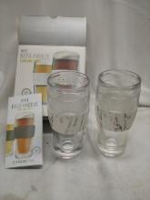 Pair of HOST Beer Freeze Cooling Cups